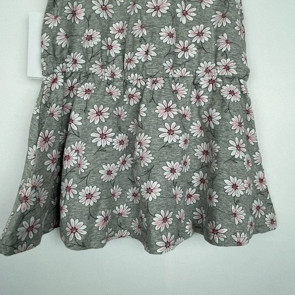 Calvin Klein Jeans Gray and Pink Floral Kids Dress 5